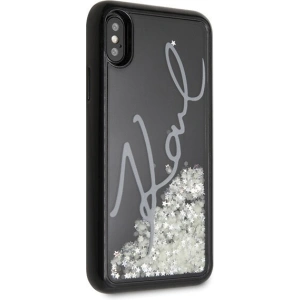 Kup Karl Lagerfeld KLHCPXPH2IR iPhone X/Xs schwarz/schwarz Glitter Signature - leuchtet im Dunkeln - KLD215BLK - {ean13} - Sklep Home Screen