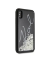Kup Karl Lagerfeld KLHCPXPH2IR iPhone X/Xs schwarz/schwarz Glitter Signature - leuchtet im Dunkeln - KLD215BLK - {ean13} - Sklep Home Screen