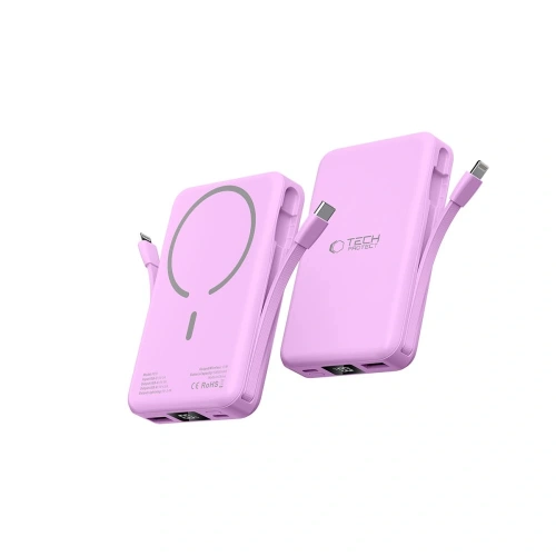 Buy Tech-Protect PB31 LifeMag MagSafe 10000mah powerbank 15W Lavender - THP3429 - {ean13} - Home Screen Store Europe