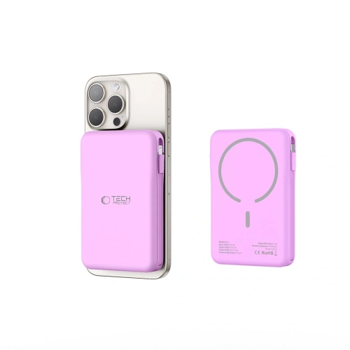 Buy Tech-Protect PB31 LifeMag MagSafe 10000mah powerbank 15W Lavender - THP3429 - {ean13} - Home Screen Store Europe