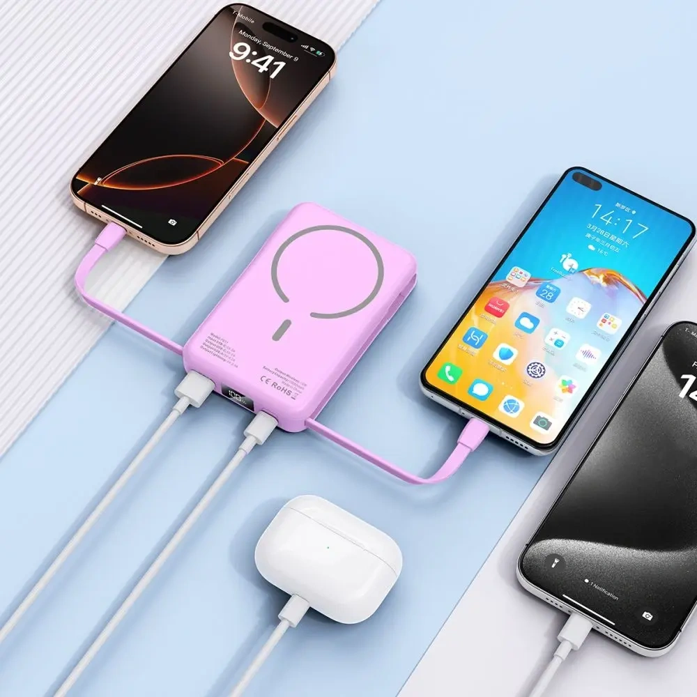 Powerbank Tech-Protect PB31 LifeMag MagSafe 10000mah 15W Lavender