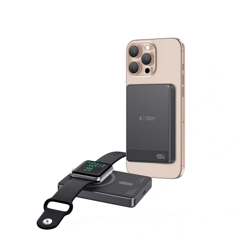 Kup Tech-Protect PB33 LifeMag MagSafe 5000mah powerbank 15W Fekete - THP3431 - {ean13} - Sklep Home Screen