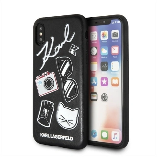 Kup Karl Lagerfeld KLHCPXPIN iPhone X/Xs hardcase černý/black Pins - KLD216BLK - {ean13} - Sklep Home Screen