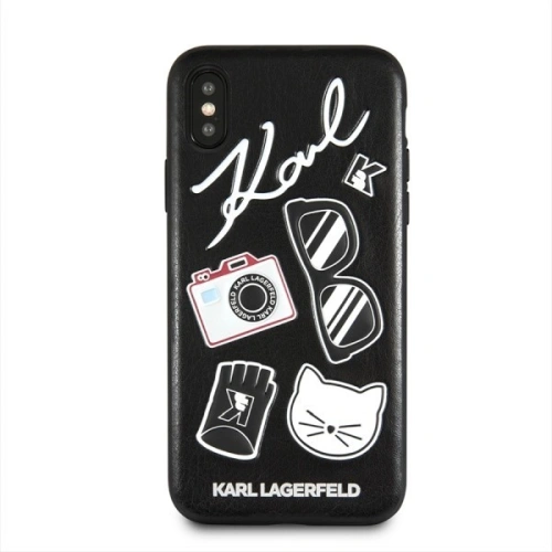 Kup Karl Lagerfeld KLHCPXPIN iPhone X/Xs hardcase černý/black Pins - KLD216BLK - {ean13} - Sklep Home Screen