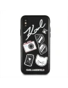 Kup Karl Lagerfeld KLHCPXPIN iPhone X/Xs hardcase černý/black Pins - KLD216BLK - {ean13} - Sklep Home Screen