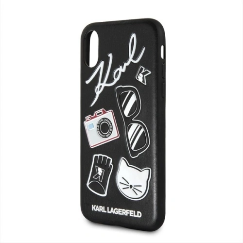 Kup Karl Lagerfeld KLHCPXPIN iPhone X/Xs hardcase černý/black Pins - KLD216BLK - {ean13} - Sklep Home Screen