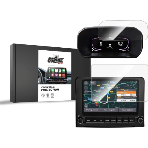Buy Ceramic GrizzGlass CarDisplay Protection Kia Stonic 8" 2024 [2in1] - GRZ11836 - {ean13} - Home Screen Store Europe