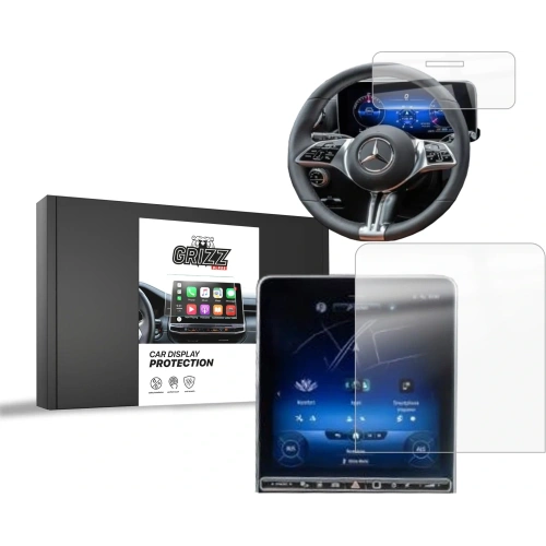 Buy Ceramic GrizzGlass CarDisplay Protection Mercedes S Klasa W223 Sensor 2020-2024 [2in1] - GRZ11840 - {ean13} - Home Screen Store Europe