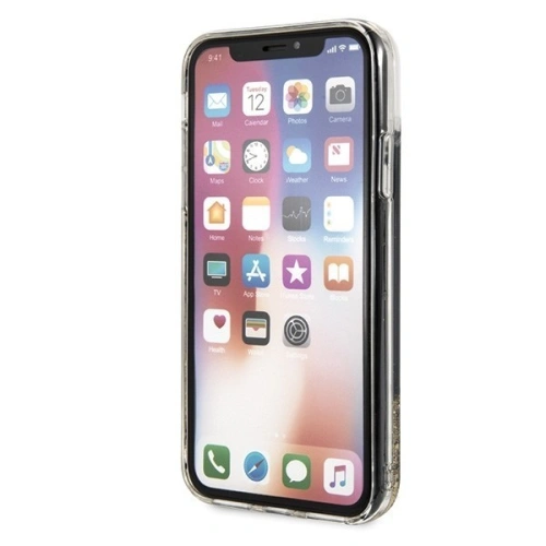 Kup Karl Lagerfeld KLHCPXROGO iPhone X/Xs schwarz/gold/schwarz & gold Hartschale Glitter - KLD217BLKGLD - {ean13} - Sklep Home Screen
