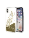 Kup Karl Lagerfeld KLHCPXSGGO iPhone X/Xs Gold/Gold Hartschalengehäuse Signature Liquid Glitter - KLD218GLD - {ean13} - Sklep Home Screen