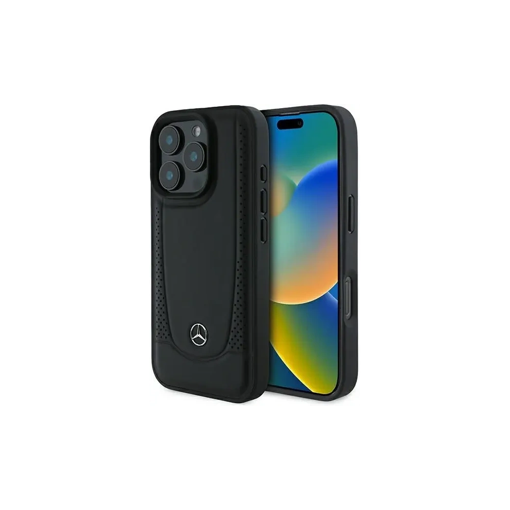 Etui Mercedes MEHCP16XARMBK Apple iPhone 16 Pro Max hardcase Leather Urban czarny/black