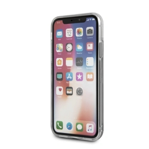 Kup Karl Lagerfeld KLHCPXSGPI iPhone X/Xs rozie-aurie/pink gold hard case Signature Liquid Glitter - KLD219RS - {ean13} - Sklep Home Screen