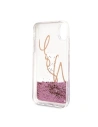Kup Karl Lagerfeld KLHCPXSGPI iPhone X/Xs rózsaszín-arany/pink gold kemény hátlap Signature Liquid Glitter - KLD219RS - {ean13} - Sklep Home Screen