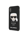 Buy Karl Lagerfeld KLHCPXSLFKBK iPhone X/Xs hardcase black Silicone Iconic - KLD222BLK - {ean13} - Home Screen Store Europe