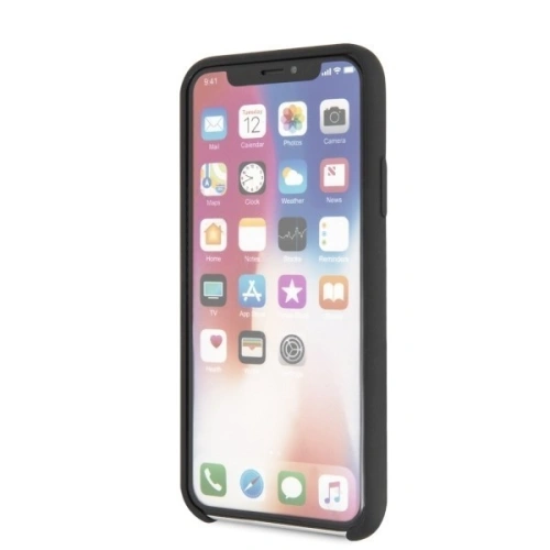 Kup Karl Lagerfeld KLHCPXSLFKBK iPhone X/Xs hardcase czarny/black Silicone Iconic - KLD222BLK - {ean13} - Sklep Home Screen
