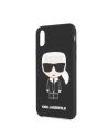Buy Karl Lagerfeld KLHCPXSLFKBK iPhone X/Xs hardcase black Silicone Iconic - KLD222BLK - {ean13} - Home Screen Store Europe