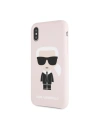 Kup Karl Lagerfeld KLHCPXSLFKPI iPhone X/Xs hardcase roz rozalie/roz deschis Silicone Iconic - KLD223PNK - {ean13} - Sklep Home Screen
