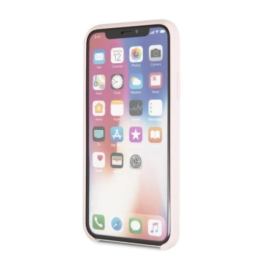 Kup Karl Lagerfeld KLHCPXSLFKPI iPhone X/Xs hardcase jasnoróżowy/light pink Silicone Iconic - KLD223PNK - {ean13} - Sklep Home Screen