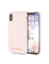 Karl Lagerfeld KLHCPXSLLPG iPhone X/Xs kemény tok világos rózsaszín szilikon