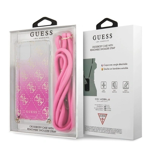 Kup Etui Guess GUHCN65WO4GPI Apple iPhone 11 Pro Max růžový/pink hard case 4G Gradient - GUE301PNK - {ean13} - Sklep Home Screen
