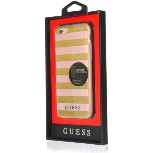 Kup Guess Apple Tasche GUHCP6STGPI iPhone 6/6S rosa Hartschale Ethnic Chic Stripes 3D - GUE302PNK - {ean13} - Sklep Home Screen