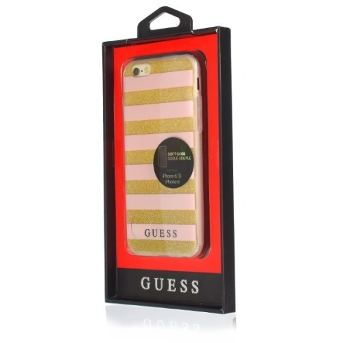 Kup Etui Guess GUHCP6STGPI Apple iPhone 6/6S růžový tvrdý obal Ethnic Chic Stripes 3D - GUE302PNK - {ean13} - Sklep Home Screen