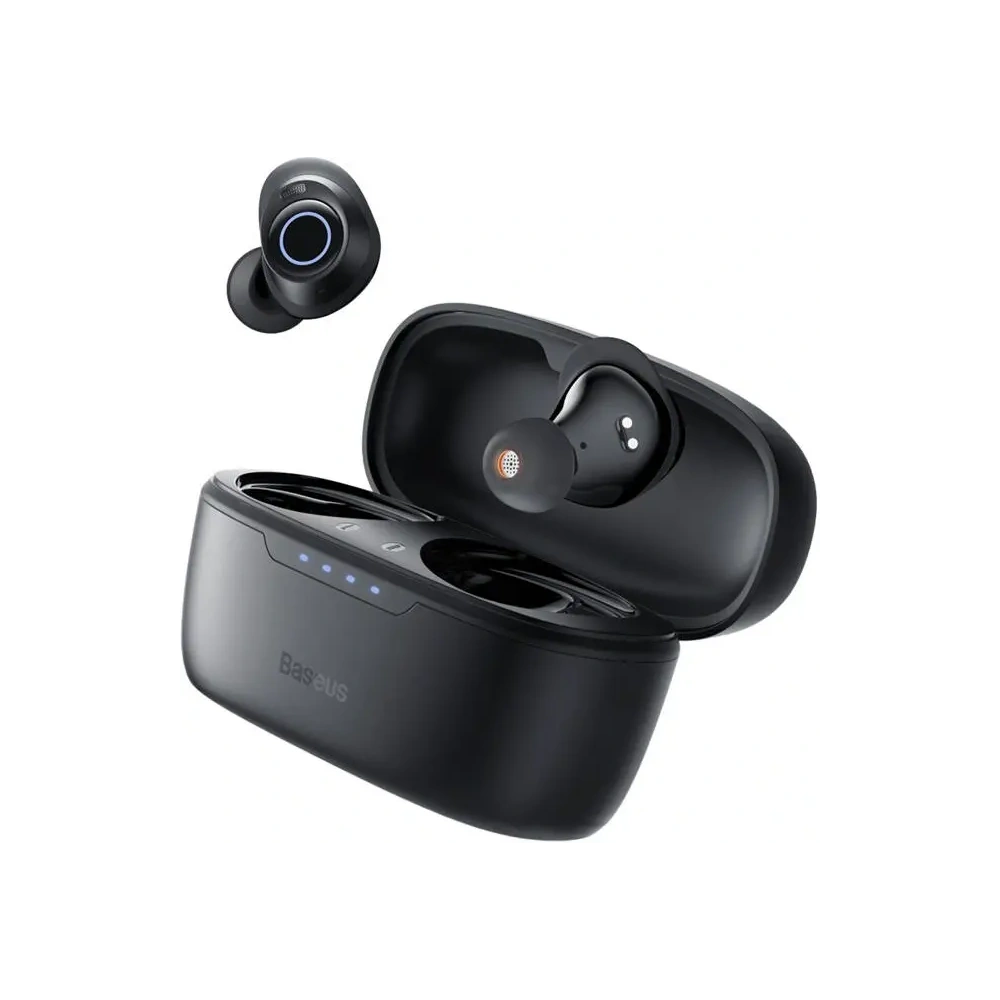 Bezprzewodowe słuchawki dokanałowe TWS Baseus MA10 BT 5.3 (czarny)