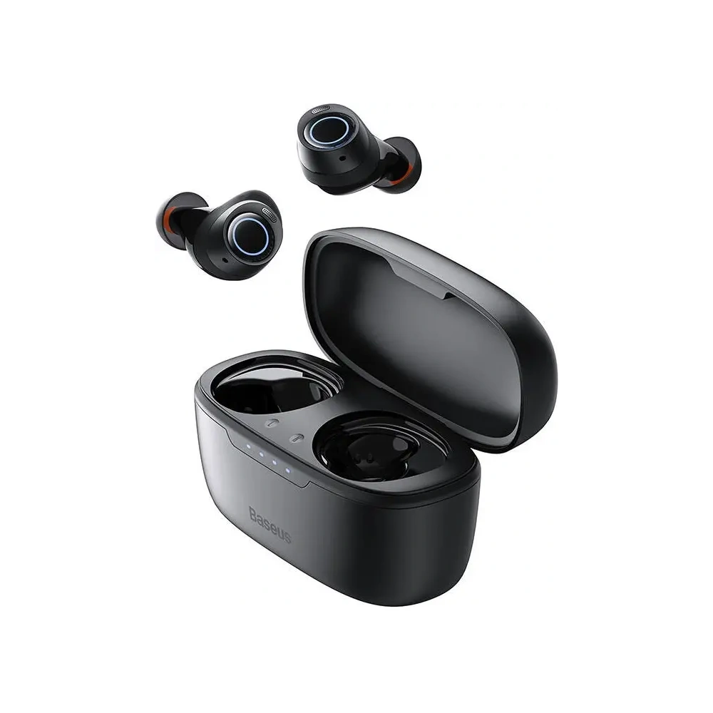 Bezprzewodowe słuchawki dokanałowe TWS Baseus MA10 BT 5.3 (czarny)