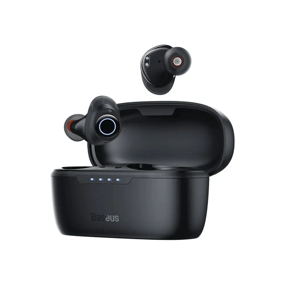 Bezprzewodowe słuchawki dokanałowe TWS Baseus MA10 BT 5.3 (czarny)