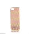 Etui Guess GUHCP7CGPI Apple iPhone SE 2022/SE 2020/8/7 růžový tvrdý obal Ethnic Chic Chevron 3D