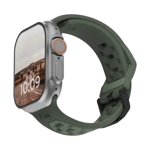 Kup UAG Urban Armor Gear Zivil Apple Watch 4/5/6/7/8/9/SE/Ultra 1/2 42/44/45/49mm grün - UAG1447 - {ean13} - Sklep Home Screen