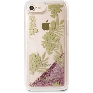 Kup Guess Apple Tasche GUHCP7GLUPPI iPhone SE 2022/SE 2020/8/7 rosa/rosa Hartschale Palm Springs Glitter Liquid - GUE305PNK - {ean13} - Sklep Home Screen