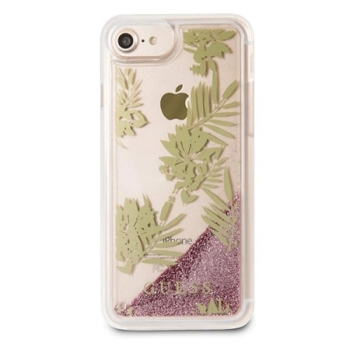 Kup Guess Apple Tasche GUHCP7GLUPPI iPhone SE 2022/SE 2020/8/7 rosa/rosa Hartschale Palm Springs Glitter Liquid - GUE305PNK - {ean13} - Sklep Home Screen