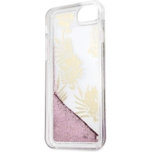 Kup Guess Apple Tasche GUHCP7GLUPPI iPhone SE 2022/SE 2020/8/7 rosa/rosa Hartschale Palm Springs Glitter Liquid - GUE305PNK - {ean13} - Sklep Home Screen