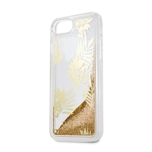 Kup Etui Guess GUHCP7GLUPRG Apple iPhone SE 2022/SE 2020/8/7 růžovo-zlaté/rose gold tvrdý kryt Palm Springs Glitter Liquid - GUE306RS - {ean13} - Sklep Home Screen