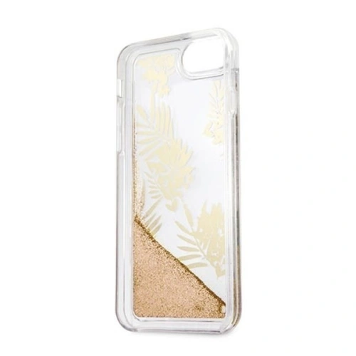 Kup Etui Guess GUHCP7GLUPRG Apple iPhone SE 2022/SE 2020/8/7 růžovo-zlaté/rose gold tvrdý kryt Palm Springs Glitter Liquid - GUE306RS - {ean13} - Sklep Home Screen