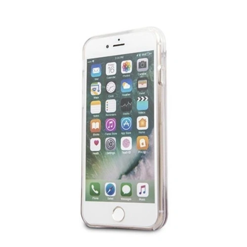 Kup Etui Guess GUHCP7GLUPRG Apple iPhone SE 2022/SE 2020/8/7 růžovo-zlaté/rose gold tvrdý kryt Palm Springs Glitter Liquid - GUE306RS - {ean13} - Sklep Home Screen