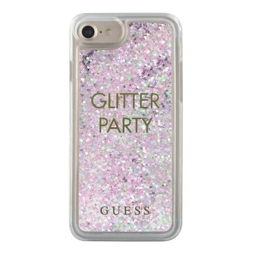 Kup Guess Apple Tasche GUHCP7GLUQPU iPhone SE 2022/SE 2020/8/7 lila/violett Hartschalenetui Liquid Glitter Party - GUE308PRP - {ean13} - Sklep Home Screen