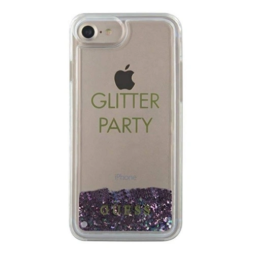 Kup Guess Apple Tasche GUHCP7GLUQPU iPhone SE 2022/SE 2020/8/7 lila/violett Hartschalenetui Liquid Glitter Party - GUE308PRP - {ean13} - Sklep Home Screen