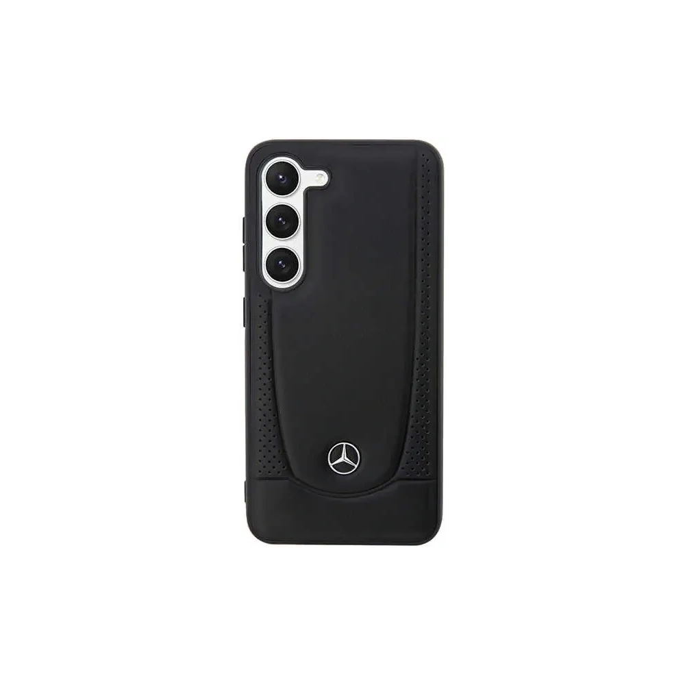 Etui Mercedes MEHCS23MARMBK Samsung Galaxy S23+ Plus hardcase Leather Urban czarny/black