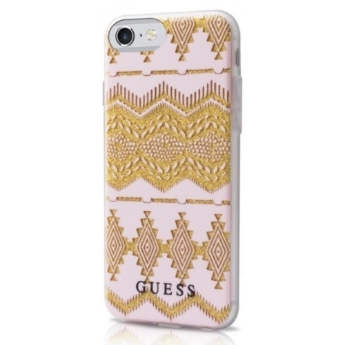 Kup Etui Guess GUHCP7TGPI Apple iPhone SE 2022/SE 2020/8/7 rózsaszín/pink hardcase Aztec Tribal 3D - GUE309PNK - {ean13} - Sklep Home Screen