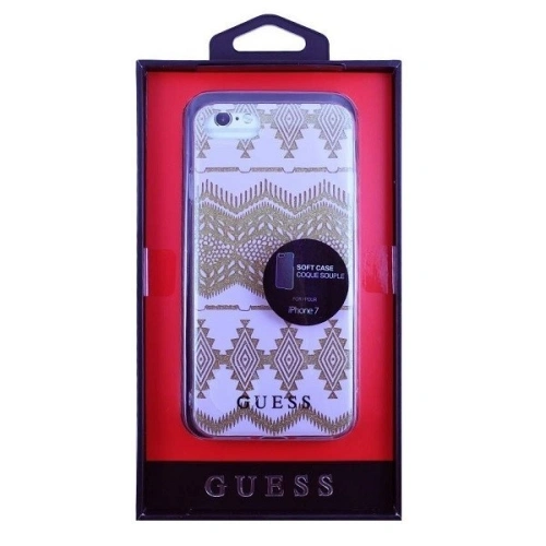 Kup Etui Guess GUHCP7TGPI Apple iPhone SE 2022/SE 2020/8/7 rózsaszín/pink hardcase Aztec Tribal 3D - GUE309PNK - {ean13} - Sklep Home Screen