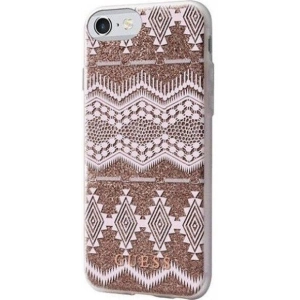 Kup Guess Apple Tasche GUHCP7TGTA iPhone SE 2022/SE 2020/8/7 beige/taupe Hartschale Aztec Tribal 3D - GUE310BEI - {ean13} - Sklep Home Screen