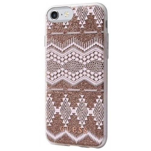 Kup Etui Guess GUHCP7TGTA Apple iPhone SE 2022/SE 2020/8/7 bej/taupe hardcase Aztec Tribal 3D - GUE310BEI - {ean13} - Sklep Home Screen