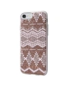 Etui Guess GUHCP7TGTA Apple iPhone SE 2022/SE 2020/8/7 béžové/taupe hardcase Aztec Tribal 3D