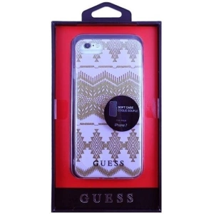 Kup Guess Apple Tasche GUHCP7TGTA iPhone SE 2022/SE 2020/8/7 beige/taupe Hartschale Aztec Tribal 3D - GUE310BEI - {ean13} - Sklep Home Screen