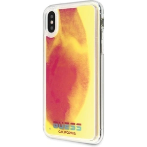 Guess GUHCPXGLCPI iPhone X/Xs pink hard case California Glow in the dark