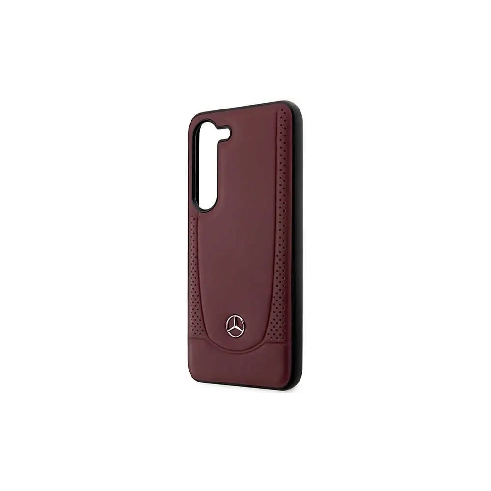 Etui Mercedes MEHCS23MARMRE Samsung Galaxy S23+ Plus hardcase Leather Urban Bengale czerwony/red