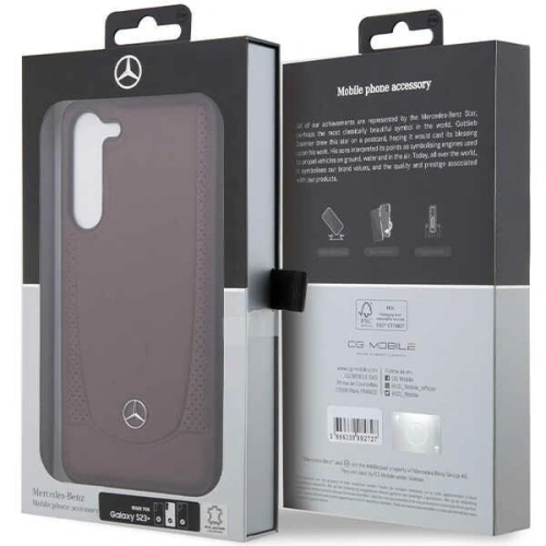 Kup Etui Mercedes MEHCS23MARMRE Samsung Galaxy S23+ Plus hardcase Kožené Urban Bengale červené/red - MRS196 - {ean13} - Sklep Home Screen