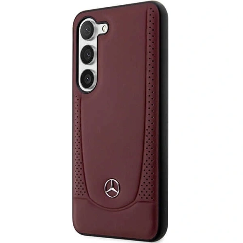 Buy Mercedes MEHCS23SARMRE Samsung Galaxy S23 hardcase Leather Urban Bengale red - MRS198 - {ean13} - Home Screen Store Europe